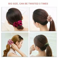 Women Velvet Elastic Hair Scrunchies Hair Bands Scrunchy Hair Band Hair Ties Lot
