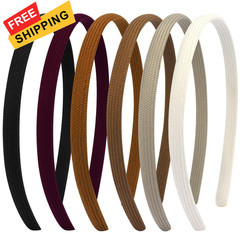 Vovii 6Pcs Thin Headbands For Women Girls No Headache Pressure Small, Neutral
