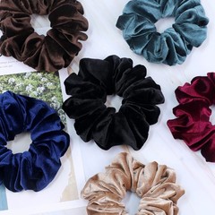 Extra Large Scrunchies for Women’S Thick Hair, Premium Velvet Soft Jumbo