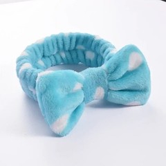 Bow Head Wrap Hair Band Soft Fleece Bath Spa Make Up Shower Facial Head Band