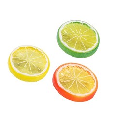 3pcs Colorful Lemon Hair Clip Funny Fruit Headbands Light weight Hair Barrettes