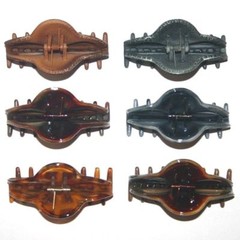 Hair Claw Jaw Clip Size Small Fancy Ornate Design Patterns Prints Made in France