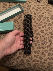 🐷 Madison Braids Dark Brown Braided Hair Headbands (Set Of 2) Halo/Arisa