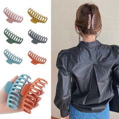 12 Pack Hair Claw Clips Large 4.3 Inch Hair Clips Stylish Barrettes in 12 Colors