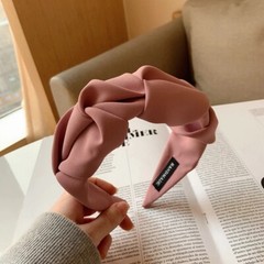 2022 Fashion Hair Hoop Hair Bands for Women Girls Flower Solid Color Freeshpping