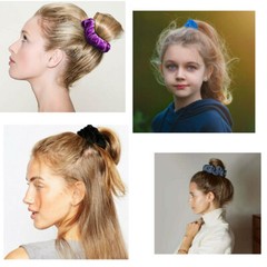 5-50 Pcs Hair Scrunchies Velvet Elastics Hair Ties Scrunchy Bands Ties Ropes Lot