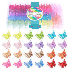 Glitter Butterfly Hair Clips, 90s Y2K Sparkle Accessories for Girls Women Toddle