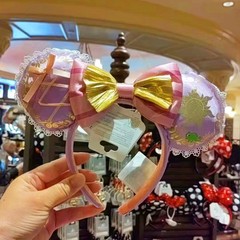 Disney.Parks Mickey Magical Bow Loungefly Minnie Mouse Ears Bow Sequins Headband