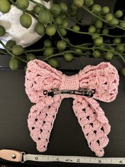 Handmade New Crochet Hair Bow