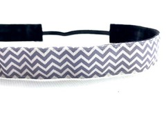 Gray headband. Sports headband. Nonslip Headband. Athletic headband. Nurse