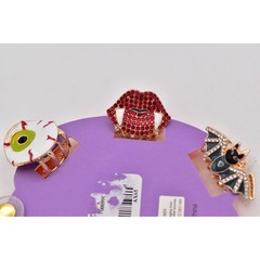 Piper K Trick Or Treat Halloween Small Hair Clips Ghost Bat Spider Vampire Eye