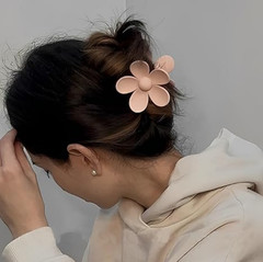6pc Hair Clips Claw Clamp Women Flower Shaped Sweet Barrettes Hair Accessorie
