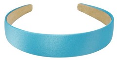 NEW 1-inch WIDE SATIN HEADBAND SELECT COLOR FREE USA SHIPPING