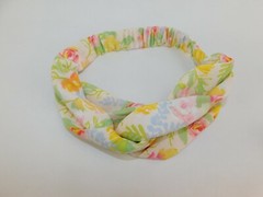 Women’s 4-Pack Headbands Spring Colors Flower Cross Design