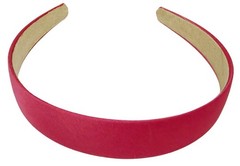 NEW 1-inch WIDE SATIN HEADBAND SELECT COLOR FREE USA SHIPPING