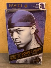 RED Premium Bow Wow X Power Wave Velvet Luxe Durag Royal Blue