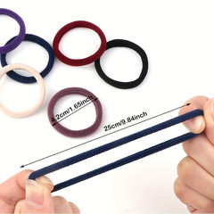 20/50/100Pcs Soft Elastic Hair Ties Hair Bands Decorative Hair Accessories Set f