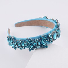 Women Baroque Crystal Hairband Embellished Headband Jewelled Hair Accessories