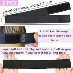 2 Pcs Wig Band for Melting Lace Band Elastic Bands for Wig Edge Lace Frontal Mel