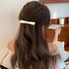 8PCS French Barrette Hair Clips for Women, Small Tortoise Shell Strong Hair Clip