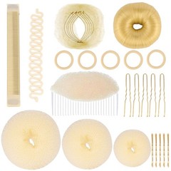 Blonde Hair Base Sponge Invisible Clip Comb Bump 1 Count (Pack of 1),