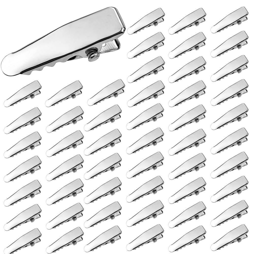 160Pcs Alligator Hair Clips Small Crocodile Clips Flat Hair Bow for DIY Hair …