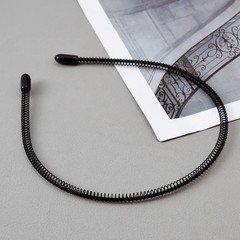 6Pcs Metal Hair Headband Wave Style Hoop Band Comb Sports Hairband Men Women US