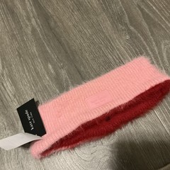 kate spade new york Headband Colorblock Knit Pink Red 1Size Women’s NWT