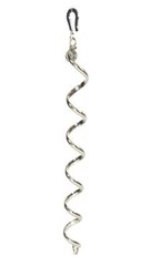 Silver Ponytail Wrap 6″ Spiral Hair Holder – Medieval Metal