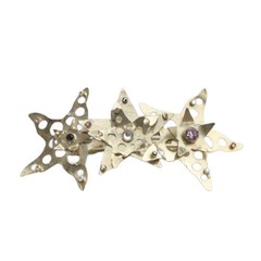 acca Gold Star Motif Barrette Hair Accessory B Grade 4.2cm x 9cm