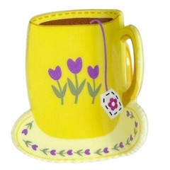 Unique Coffee Cup Print Hair Claw Light weight Durability Acrylic Hair Clip