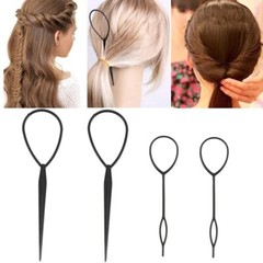 ns Girl Plastic Magic Topsy Tail Hair Braid Ponytail Styling Maker Clip Tool Pro