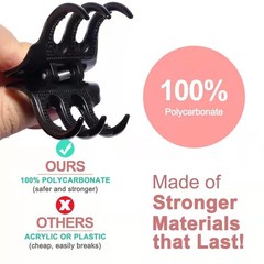 Versatile 4-Piece Hair Claw Clips for Thick & Thin Hair – Gift for Fashionistas
