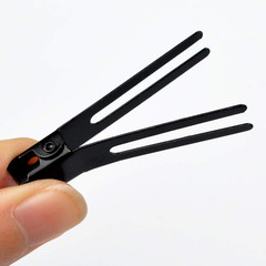 Hairdressing Double Prong Curl Clips, 50pcs 1.8″ Metal Alligator Hairpins for Ha