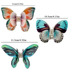 Acrylic Butterfly Hair Claw Trendy Hair Clips Hair Barrettes Hairpin Headw
