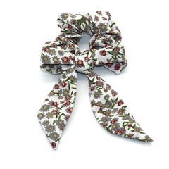 5 PCS Tropical Travel Scrunchy Hair Rope Ties Ribbon Bow Elastics Bands