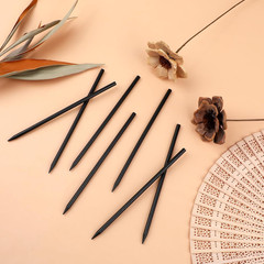 22-Pack Black Wooden Hair Sticks for Buns and Hairstyles – Decorative Accessorie