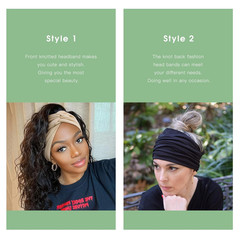 7” Extra Wide Headbands for Women, Large Thick Turban Head Wrap Headband, Boho