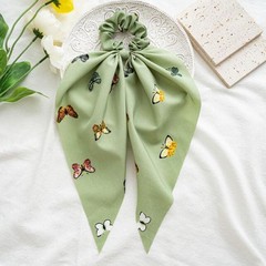 Women Chiffon Butterfly Pattern Elastic Fashion Sweet Simple Hair Accessories