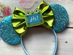 Toy Story Inspired Minnie Mouse Ears- Lilypad- Disneyland- Disney World