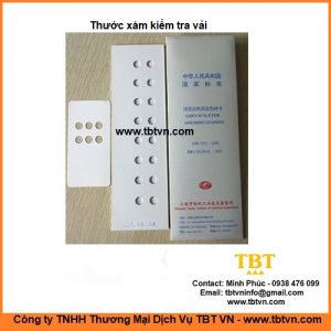 Thước xám kiểm tra vải GB/T251 ISO105 A03