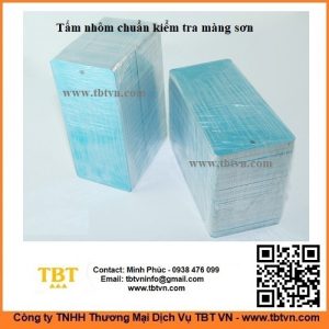 Tấm nhôm chuẩn kiểm tra màng sơn