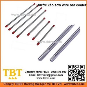 Thước kéo sơn Wire Bar Coater