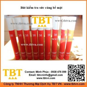 Bút kiểm tra sức căng bề mặt 38 Dyne