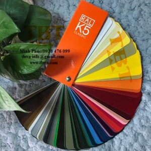 QUẠT SO MÀU RAL K5 BÓNG