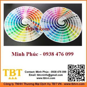 BỘ THẺ MÀU PANTONE GP6102N
