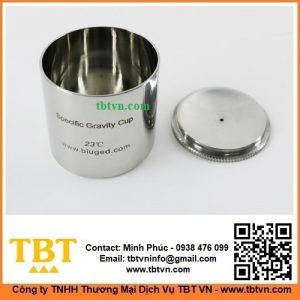CỐC TỶ TRỌNG THÉP KHÔNG GỈ