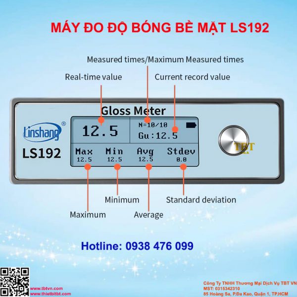 MÁY ĐO ĐỘ BÓNG BỀ MẶT LS192