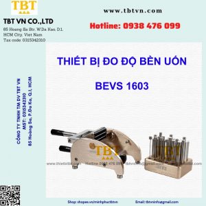THIẾT BỊ ĐO ĐỘ BỀN UỐN BEVS 1603
