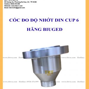 CỐC ĐO ĐỘ NHỚT DIN CUP 6 HÃNG BIUGED